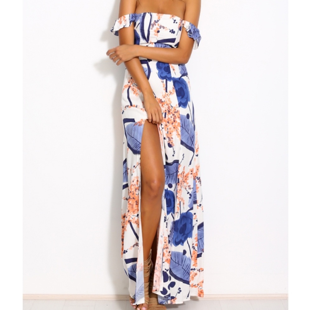 Hello Molly Little Cabin Maxi Dress XS